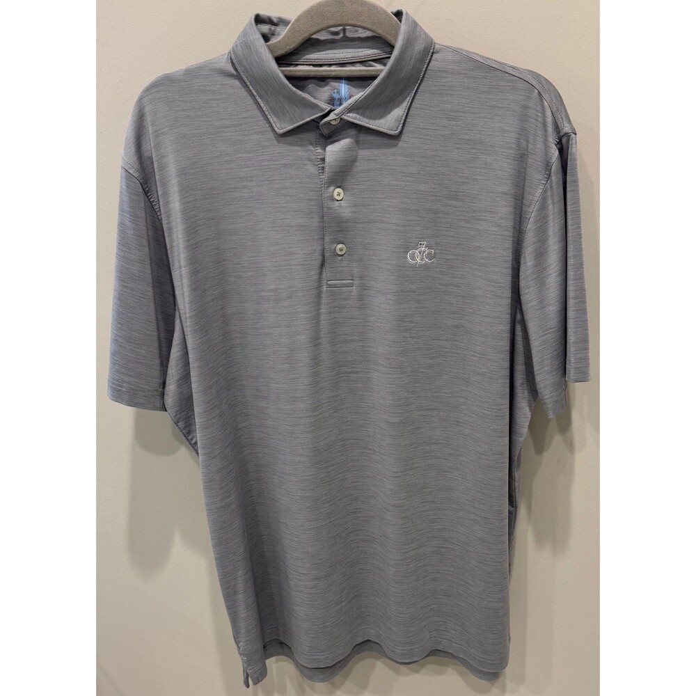 Ozaukee Country Club - johnnie-O Golf Shirt - Men's Size Large - Gray